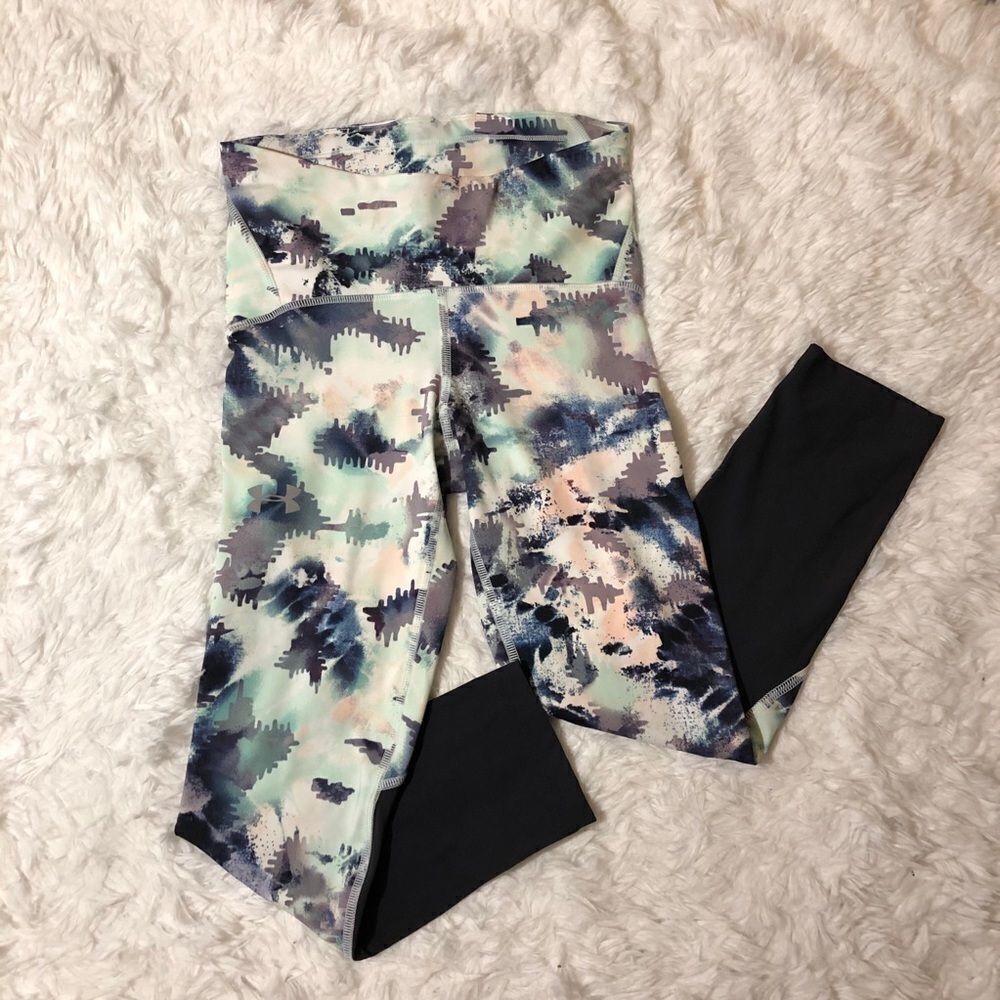UNDER ARMOUR COMPRESSION CROPPED LEGGINGS XS‎